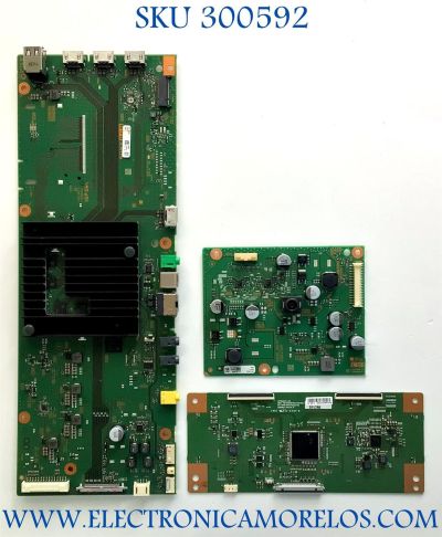 KIT DE TARJETAS PARA TV SONY 4K / MAIN A5015324A 050 / 1-002-850-11 / 100284911 / T-CON 6871L-5952A / 6870C-0814A / 1-001-519-11 / LED DRIVER A5010444A 088 / 1-004-240-11 / 100423911 / PANEL YS9F043HNG01 / DISPLAY LC430EQY(SM)(A2) / MODELO XBR-43X800H